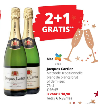 Aanbieding: Jacques Cartier Méthode Traditionnelle blancs