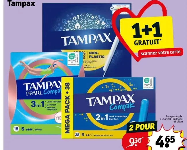 Offre: Tampax Compak
