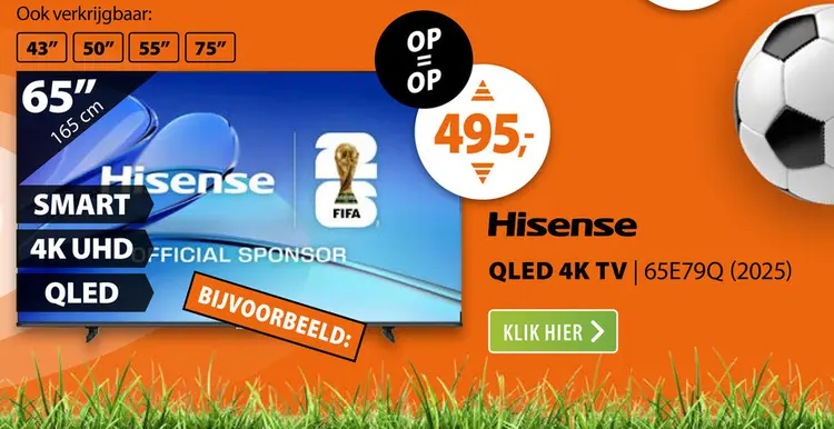 Aanbieding: Hisense QLED 65E79Q (2025)
