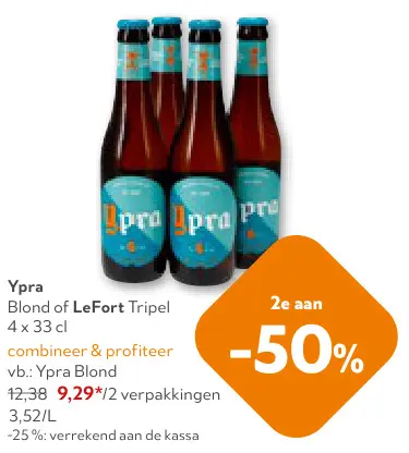 Promotie: Ypra Blond of LeFort Tripel