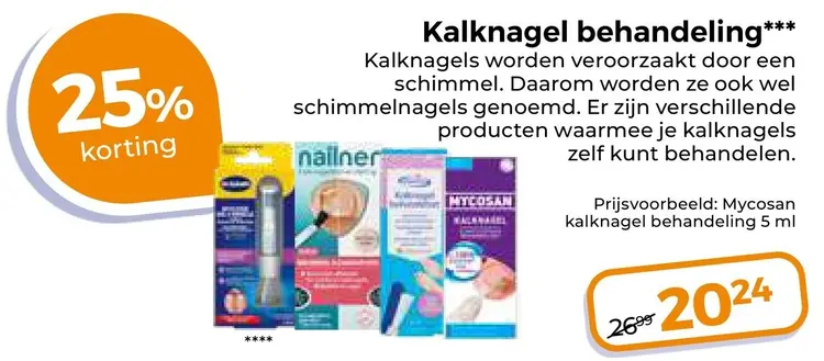 Aanbieding: Kalknagel behandeling