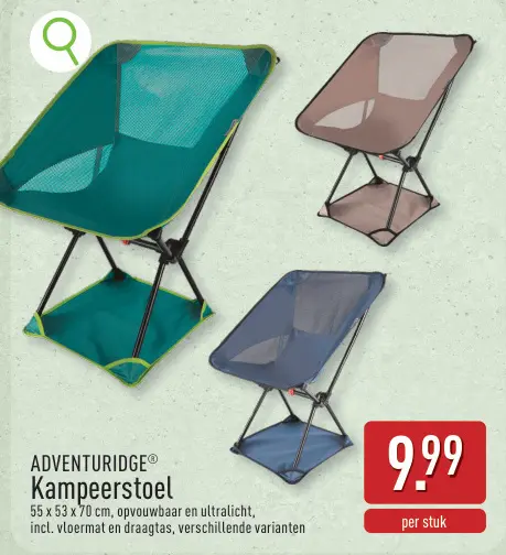 Promotie: Kampeerstoel