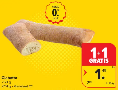 Promotie: Ciabatta
