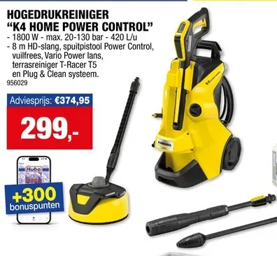 Promotie: Hogedrukreiniger "k4 home power control"