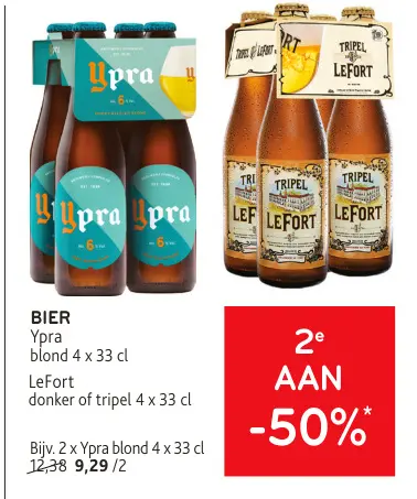 Promotie: Ypra blond of LeFort donker of tripel