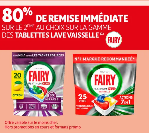 Promotie: Tablettes Lave Vaisselle