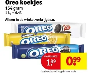 Promotie: Oreo koekjes