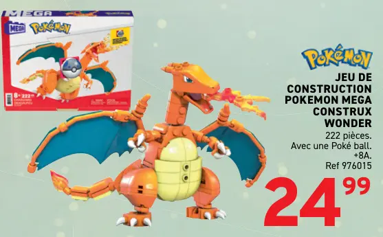 Offre: Jeu de construction pokemon MEGA construx won