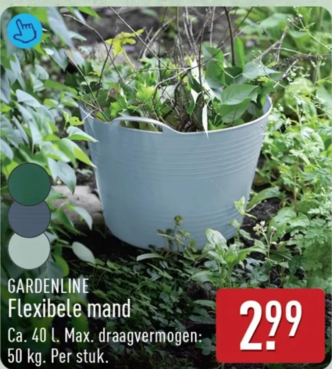 Aanbieding: Flexibele mand