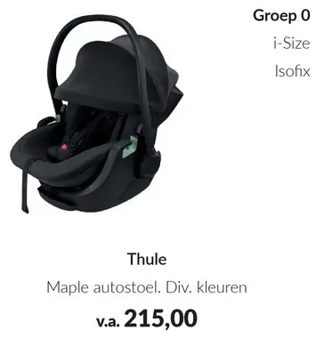 Aanbieding: Maple autostoel