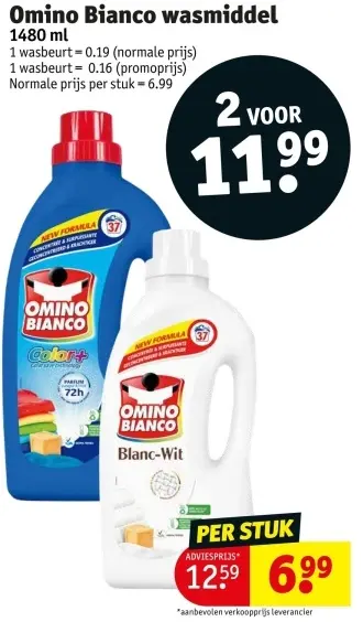 Promotie: Omino Bianco wasmiddel