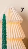 Aanbieding: kerstboom papier me ledlampje