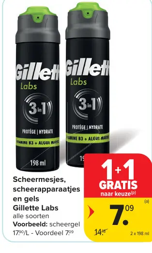 Promotie: Scheermesjes, scheerapparaatjes en gels