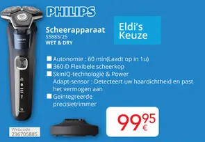 Promotie: Scheerapparaat S5885/25 WET & DRY