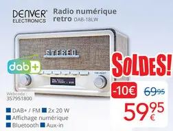 Offre: Radio numérique retro