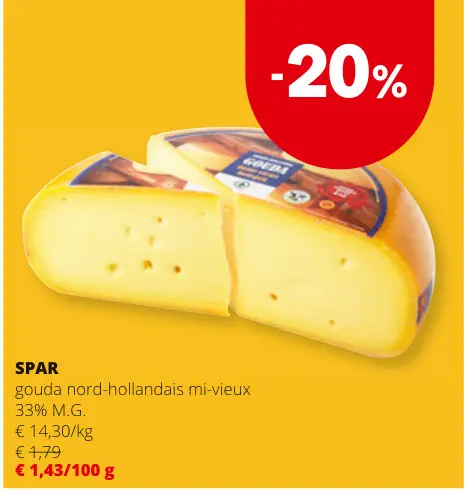 Offre: gouda nord-hollandais mi-vieux