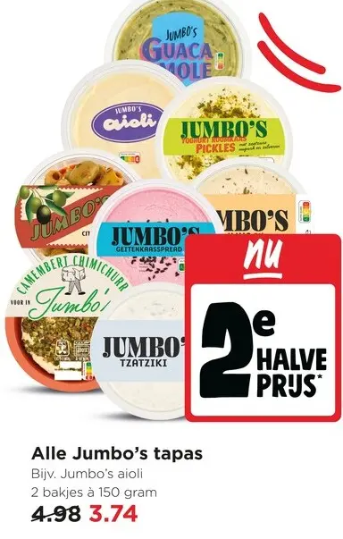 Aanbieding: Jumbo's tapas