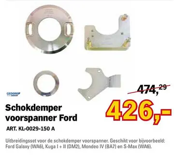 Aanbieding: Schokdemper voorspanner Ford