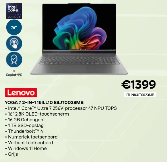Promotie: Yoga 7 2-in-116ill10 83jt0023mb