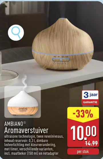 Promotie: Aromaverstuiver