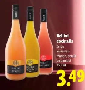 Aanbieding: Bellini cocktails