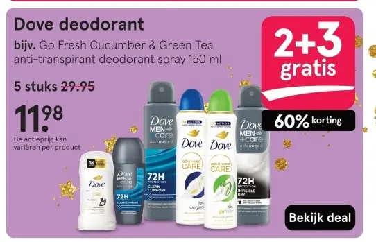 Aanbieding: Dove deodorant