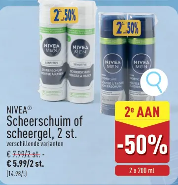 Aanbieding: Scheerschuim of scheergel