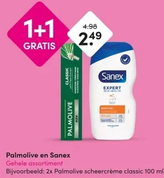 Aanbieding: Palmolive en Sanex