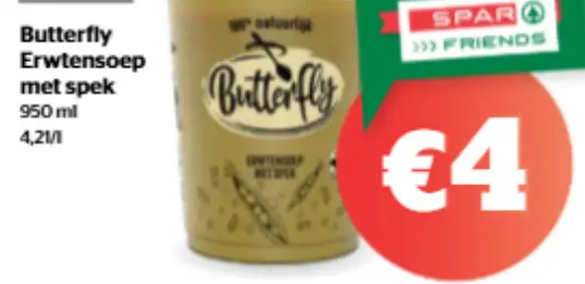 Promotie: Erwtensoep met spek