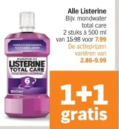 Aanbieding: Alle Listerine