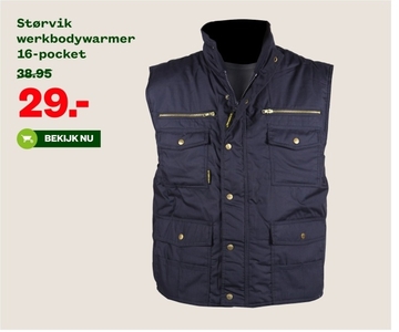 Aanbieding: Storvik werkbodywarmer 16-pocket