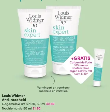 Aanbieding: Louis Widmer Anti-roodheid