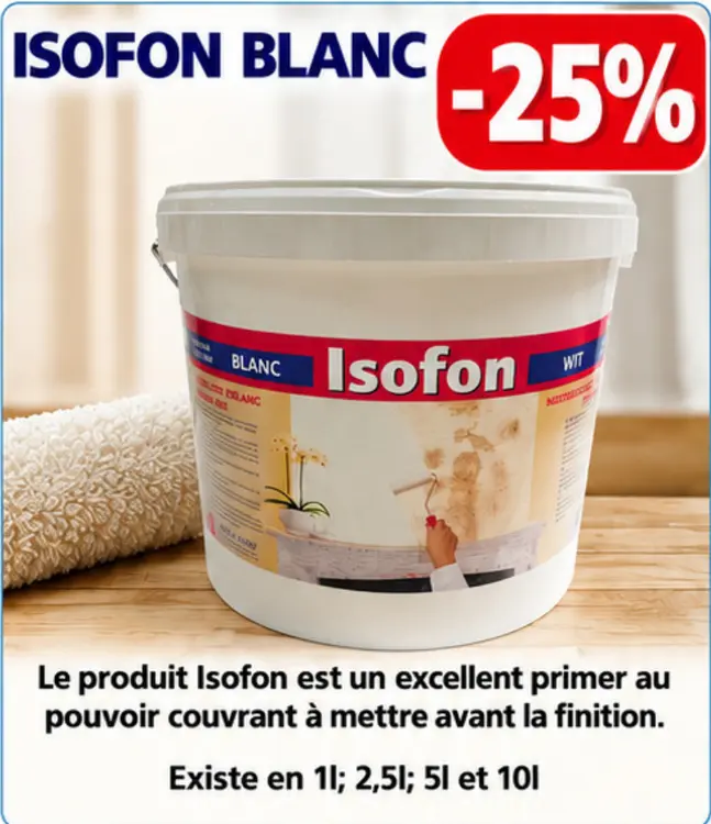 Offre: Isofon Primer Isofon Blanc
