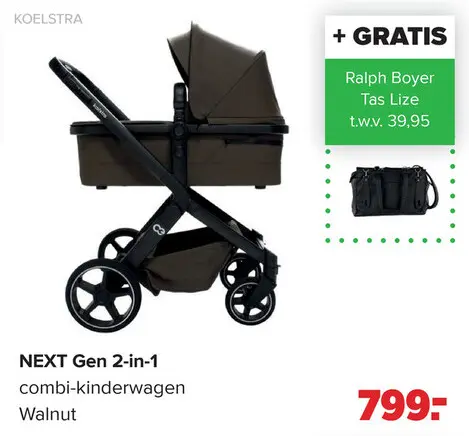 Aanbieding: NEXT Gen 2-in-1 combi-kinderwagen