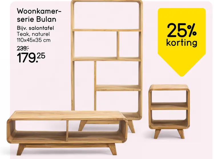 Aanbieding: Woonkamer-serie Bulan