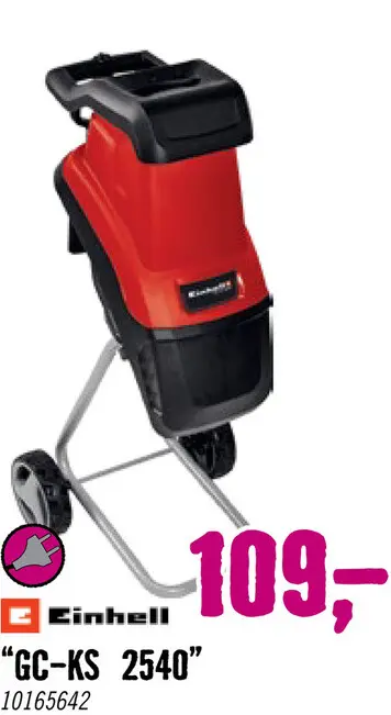 Aanbieding: EINHELL Elektrische hakselaar GC-KS 2540
