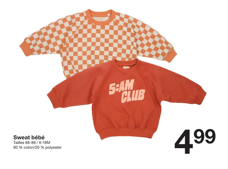 Offre: Sweat bébé
