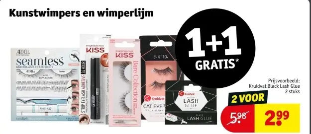 Aanbieding: Kunstwimpers en wimperlijm