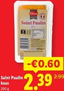 Aanbieding: Saint Paulin kaas