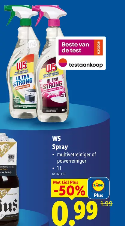 Promotie: W5 Spray