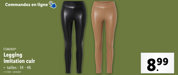 Offre: Legging imitation cuir