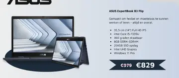 Aanbieding: ASUS ExpertBook B3 Flip