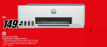 Offre: Smart Tank 5106 Imprimante multifonction