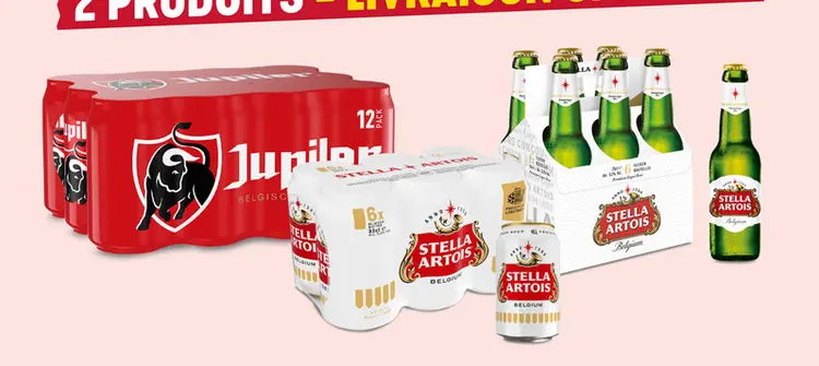 Offre: Jupiler and Stella Artois Beer