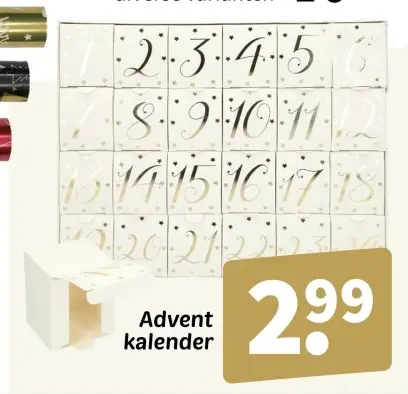 Aanbieding: Advent kalender
