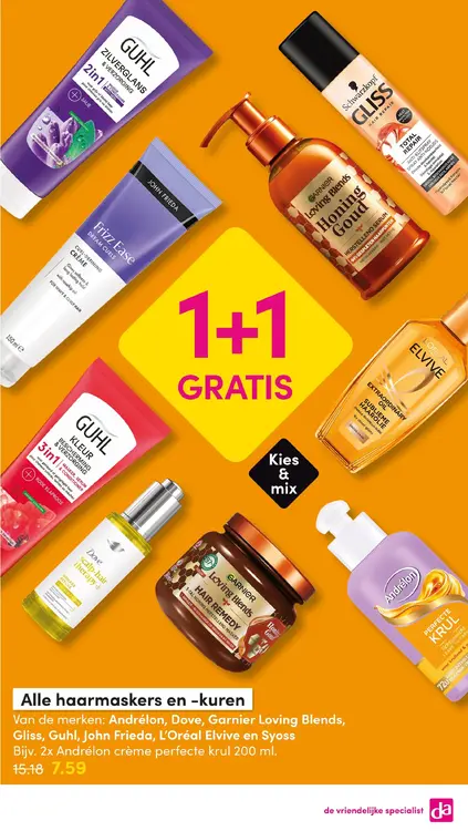 Aanbieding: Alle haarmaskers en -kuren