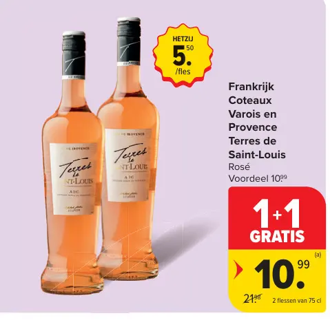 Promotie: Coteaux Varois en Provence Terres de Saint-Lo