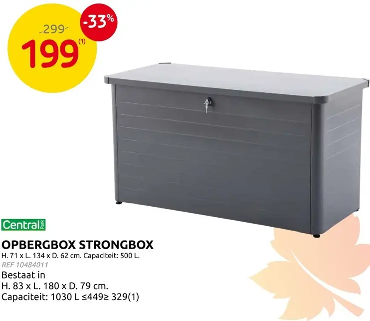 Promotie: Opbergbox Strongbox