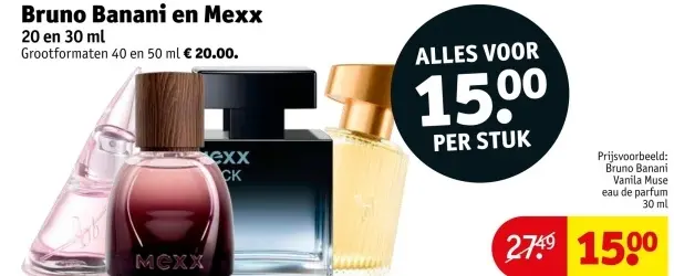 Aanbieding: Bruno Banani en Mexx
