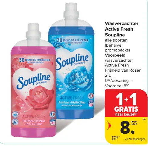 Promotie: Wasverzachter Active Fresh
